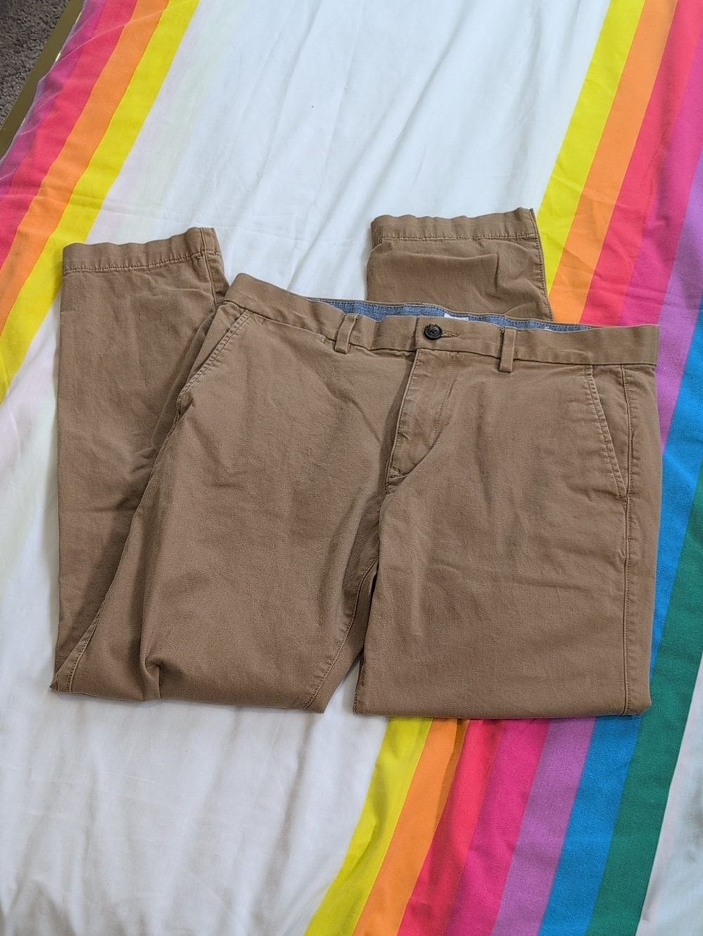GAP Men's Brown Chinos 32x30 Slim Fit